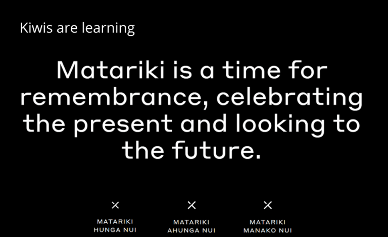 Learn about Matariki