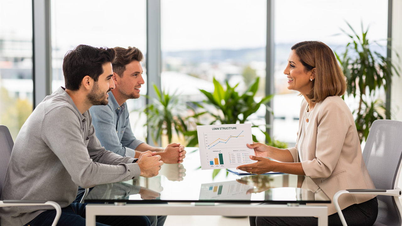 Mortgage adviser discussing Orbit Account options with New Zealand homebuyers