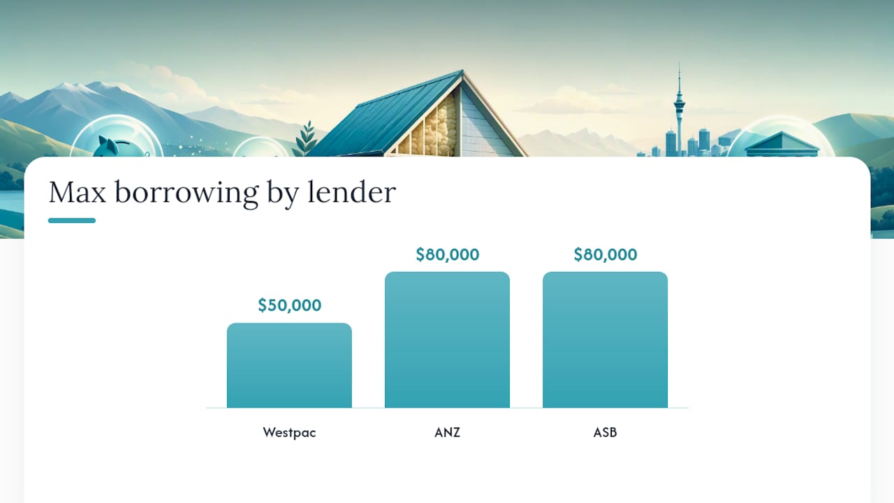 Diagram comparing NZ insulation loan offers